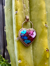 Load image into Gallery viewer, Mojave Turquoise Sweetheart Pendant